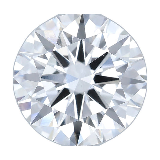2.83 ct round lab-grown diamond, E color, VS1 clarity, IGI certified, still from its 360° video
