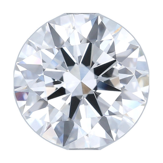 2.83 ct round lab-grown diamond, E color, VVS2 clarity, IGI certified, still from its 360° video