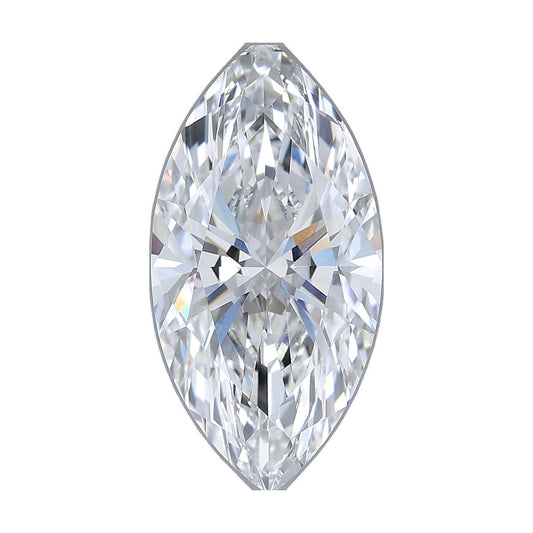2.84 ct marquise lab-grown diamond, D color, VVS2 clarity, IGI certified, still from its 360° video