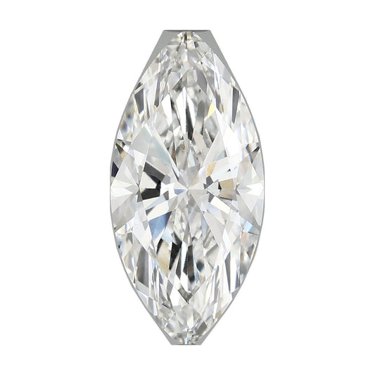 2.84 ct marquise lab-grown diamond, E color, VS1 clarity, IGI certified, still from its 360° video