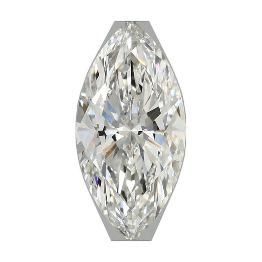 2.84 ct marquise lab-grown diamond, F color, VS1 clarity, IGI certified, still from its 360° video