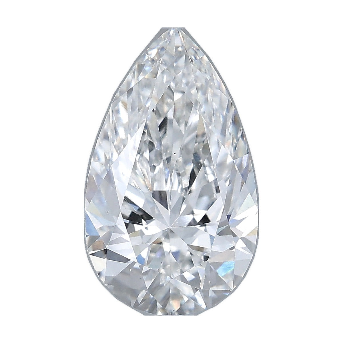 2.84 ct pear lab-grown diamond, E color, VS1 clarity, IGI certified, still from its 360° video