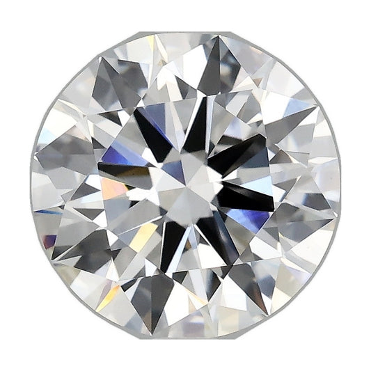 2.84 ct round lab-grown diamond, E color, VS1 clarity, IGI certified, still from its 360° video