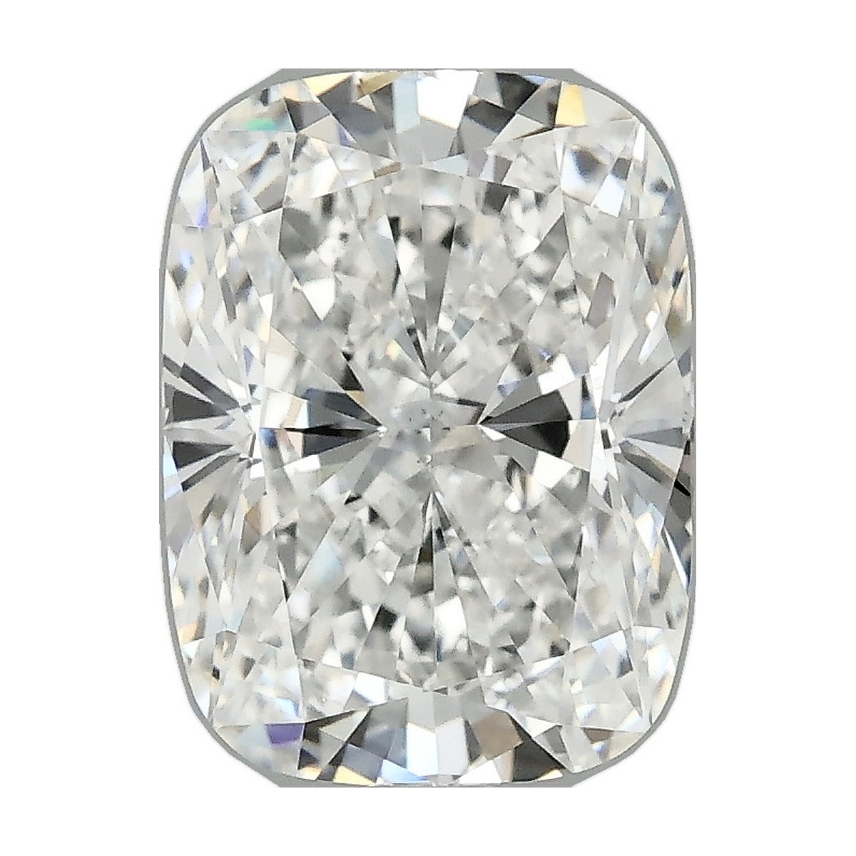 2.85 ct elongated cushion lab-grown diamond, E color, VS1 clarity, IGI certified, still from its 360° video