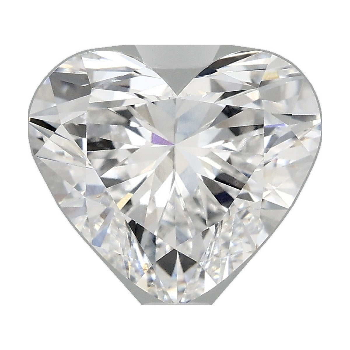 2.85 ct heart lab-grown diamond, D color, VVS2 clarity, IGI certified, still from its 360° video