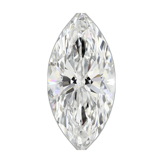 2.85 ct marquise lab-grown diamond, E color, VS1 clarity, IGI certified, still from its 360° video