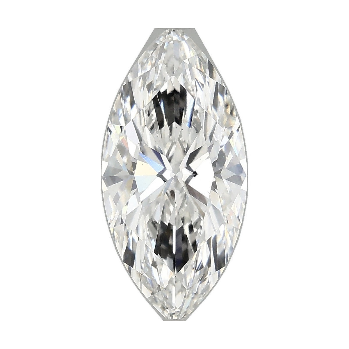 2.85 ct marquise lab-grown diamond, F color, VS1 clarity, IGI certified, still from its 360° video