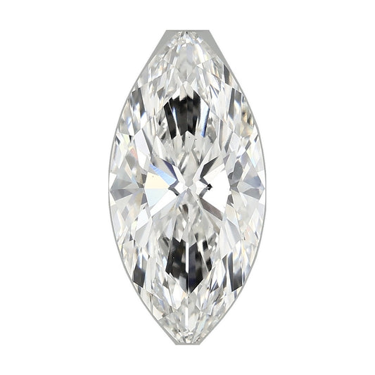 2.85 ct marquise lab-grown diamond, F color, VS1 clarity, IGI certified, still from its 360° video