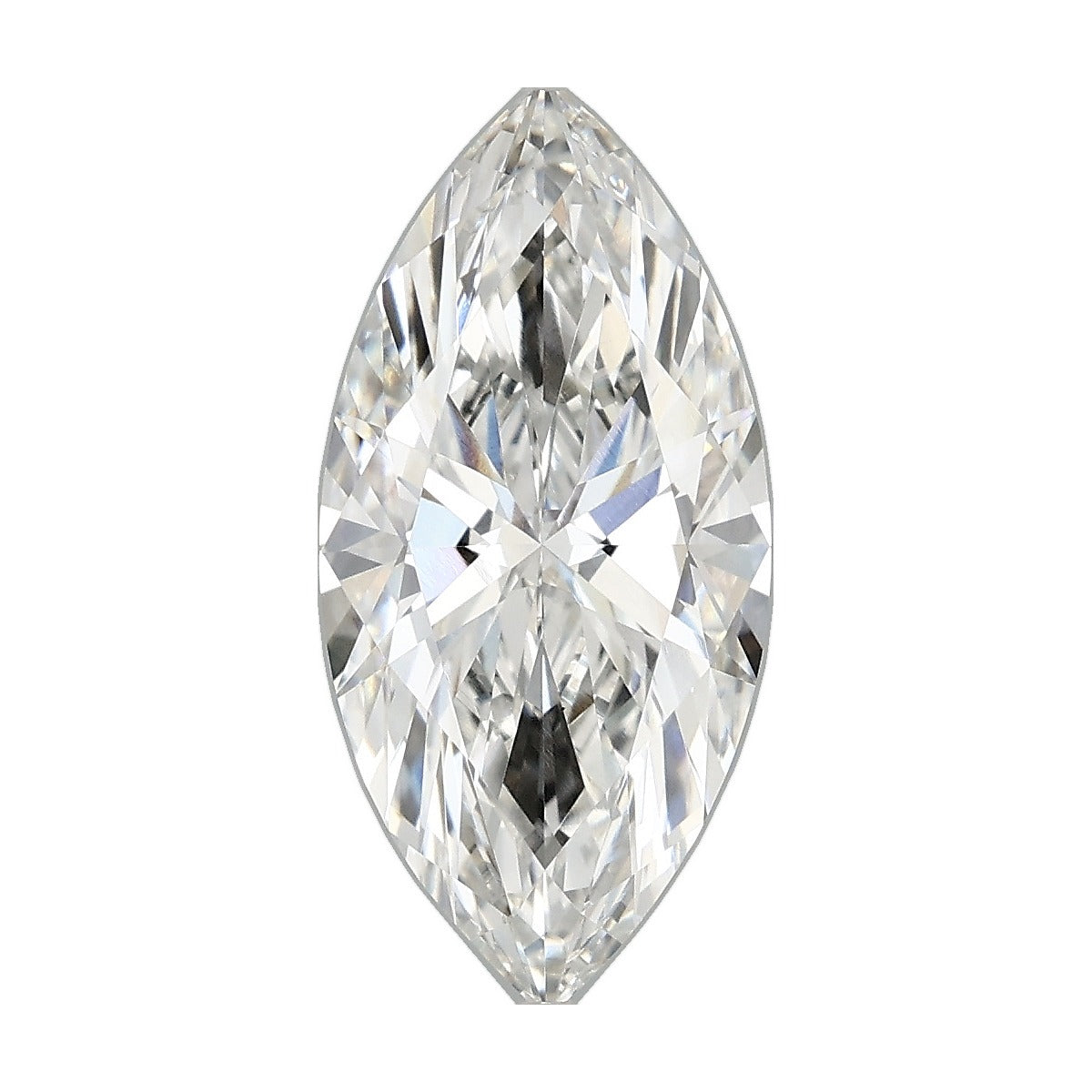 2.85 ct marquise lab-grown diamond, F color, VS1 clarity, IGI certified, still from its 360° video
