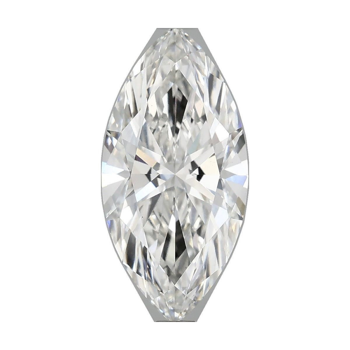 2.85 ct marquise lab-grown diamond, F color, VS1 clarity, IGI certified, still from its 360° video