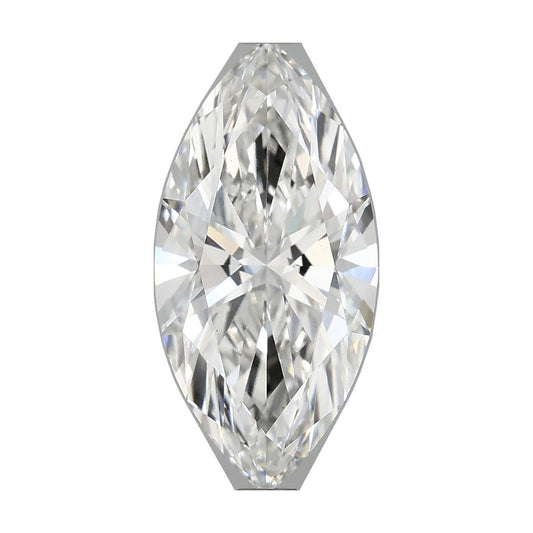 2.85 ct marquise lab-grown diamond, F color, VS1 clarity, IGI certified, still from its 360° video