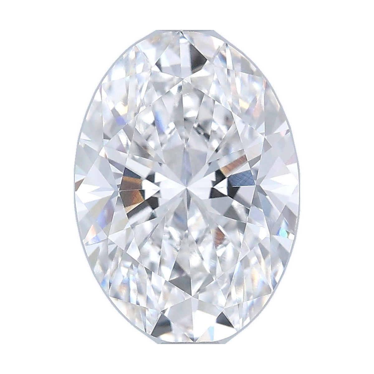 2.85 ct oval lab-grown diamond, F color, VVS2 clarity, GIA certified, still from its 360° video