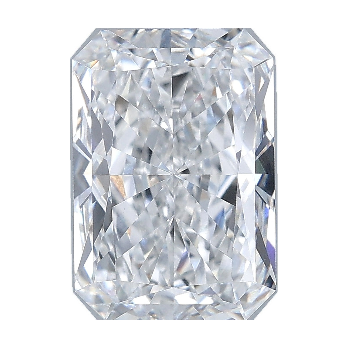 2.85 ct radiant lab-grown diamond, D color, VVS2 clarity, IGI certified, still from its 360° video