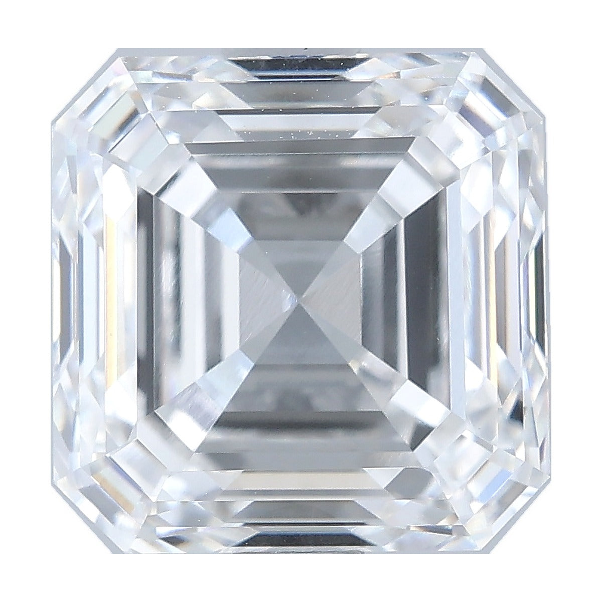 2.86 ct asscher lab-grown diamond, D color, VVS2 clarity, IGI certified, still from its 360° video