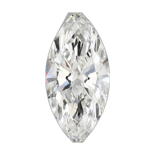 2.86 ct marquise lab-grown diamond, F color, VS1 clarity, IGI certified, still from its 360° video
