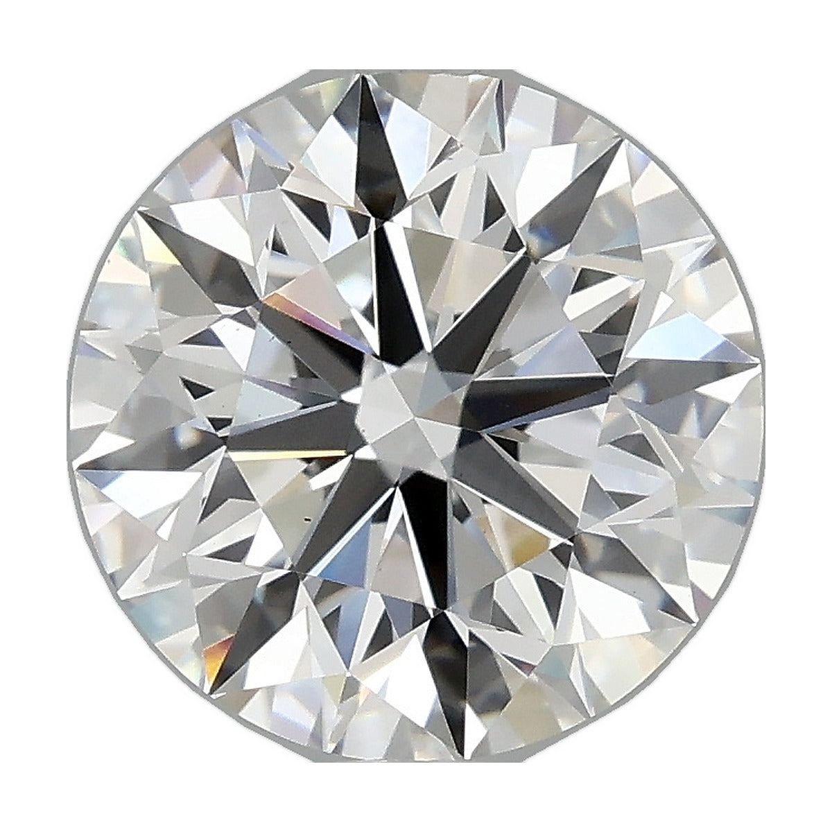 2.86 ct round lab-grown diamond, E color, VS1 clarity, IGI certified, still from its 360° video