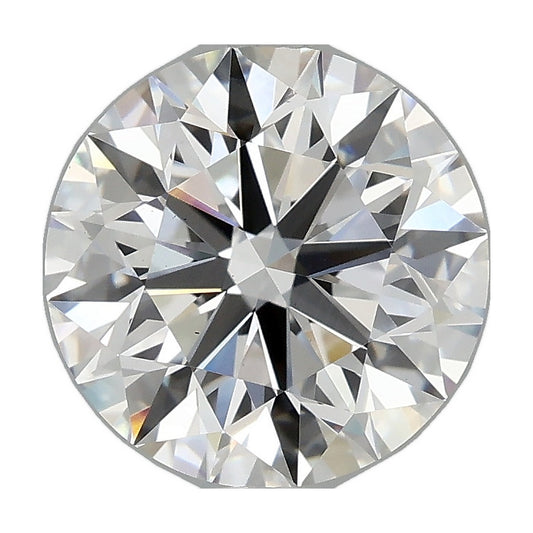 2.86 ct round lab-grown diamond, E color, VS1 clarity, IGI certified, still from its 360° video