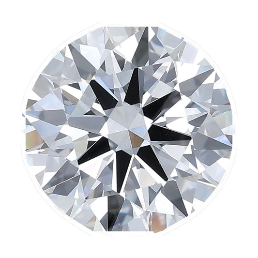2.86 ct round lab-grown diamond, F color, VS1 clarity, IGI certified, still from its 360° video