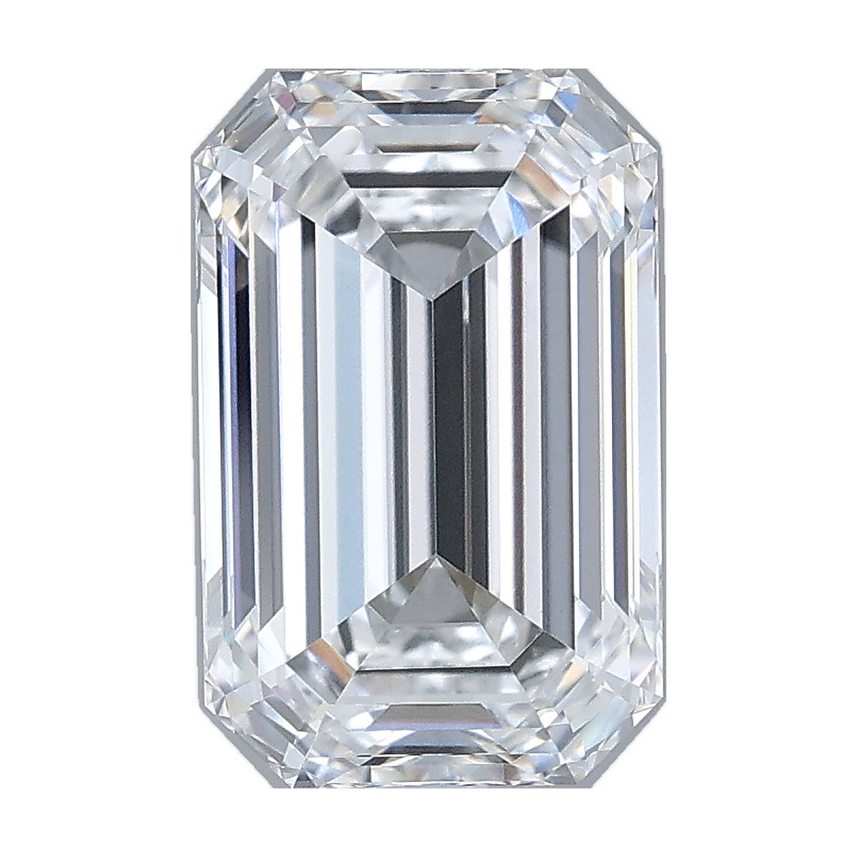 2.87 ct emerald lab-grown diamond, D color, VVS2 clarity, IGI certified, still from its 360° video