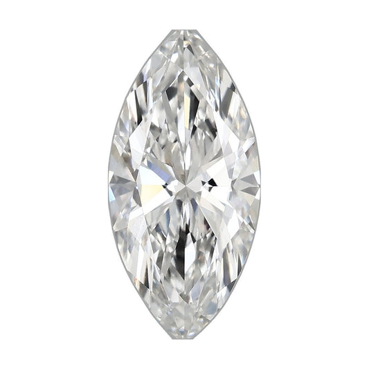 2.87 ct marquise lab-grown diamond, E color, VS1 clarity, IGI certified, still from its 360° video