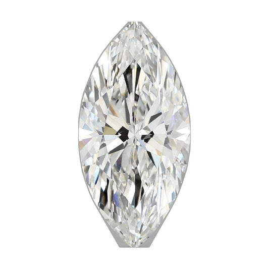 2.87 ct marquise lab-grown diamond, E color, VS1 clarity, IGI certified, still from its 360° video