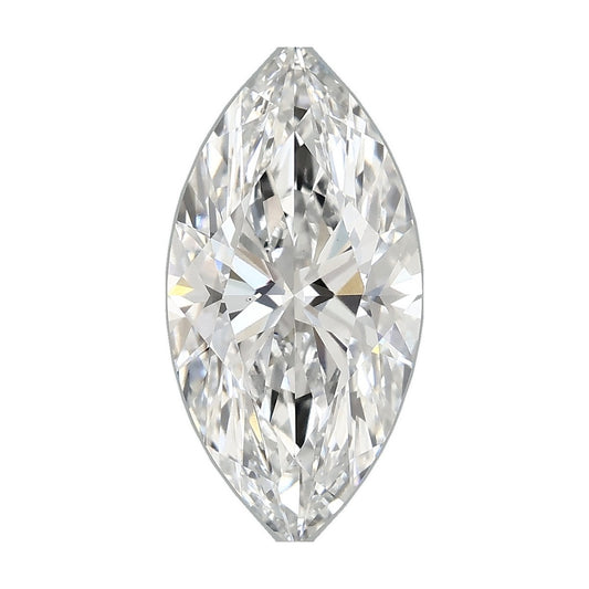 2.88 ct marquise lab-grown diamond, E color, VS1 clarity, IGI certified, still from its 360° video