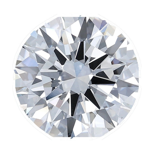 2.88 ct round lab-grown diamond, F color, VS1 clarity, IGI certified, still from its 360° video