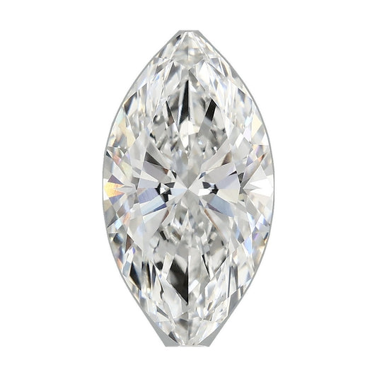 2.90 ct marquise lab-grown diamond, E color, VS1 clarity, IGI certified, still from its 360° video