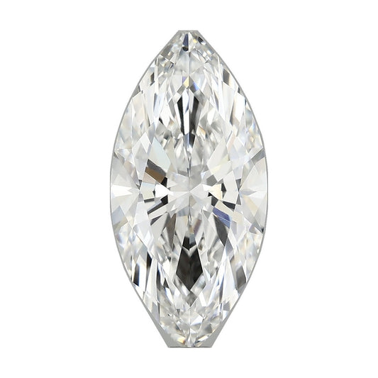 2.90 ct marquise lab-grown diamond, F color, VS1 clarity, IGI certified, still from its 360° video