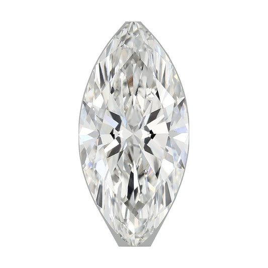 2.90 ct marquise lab-grown diamond, F color, VVS2 clarity, IGI certified, still from its 360° video