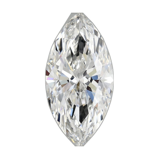 2.91 ct marquise lab-grown diamond, E color, VS1 clarity, IGI certified, still from its 360° video