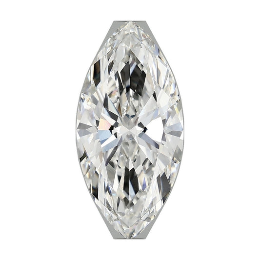 2.92 ct marquise lab-grown diamond, E color, VS1 clarity, IGI certified, still from its 360° video