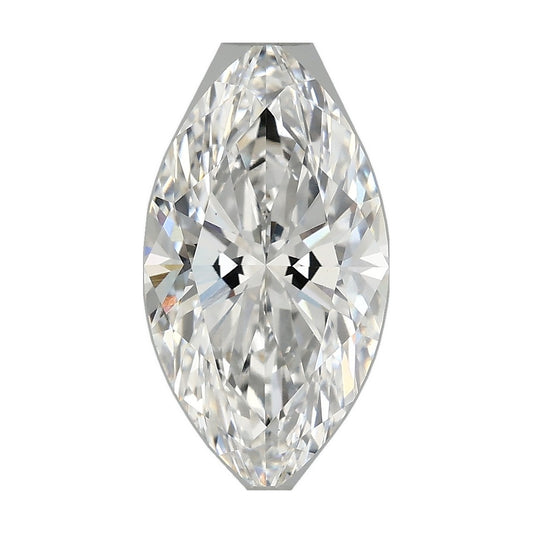 2.92 ct marquise lab-grown diamond, F color, VS1 clarity, IGI certified, still from its 360° video
