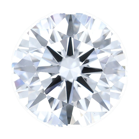 2.92 ct round lab-grown diamond, F color, VS1 clarity, IGI certified, still from its 360° video