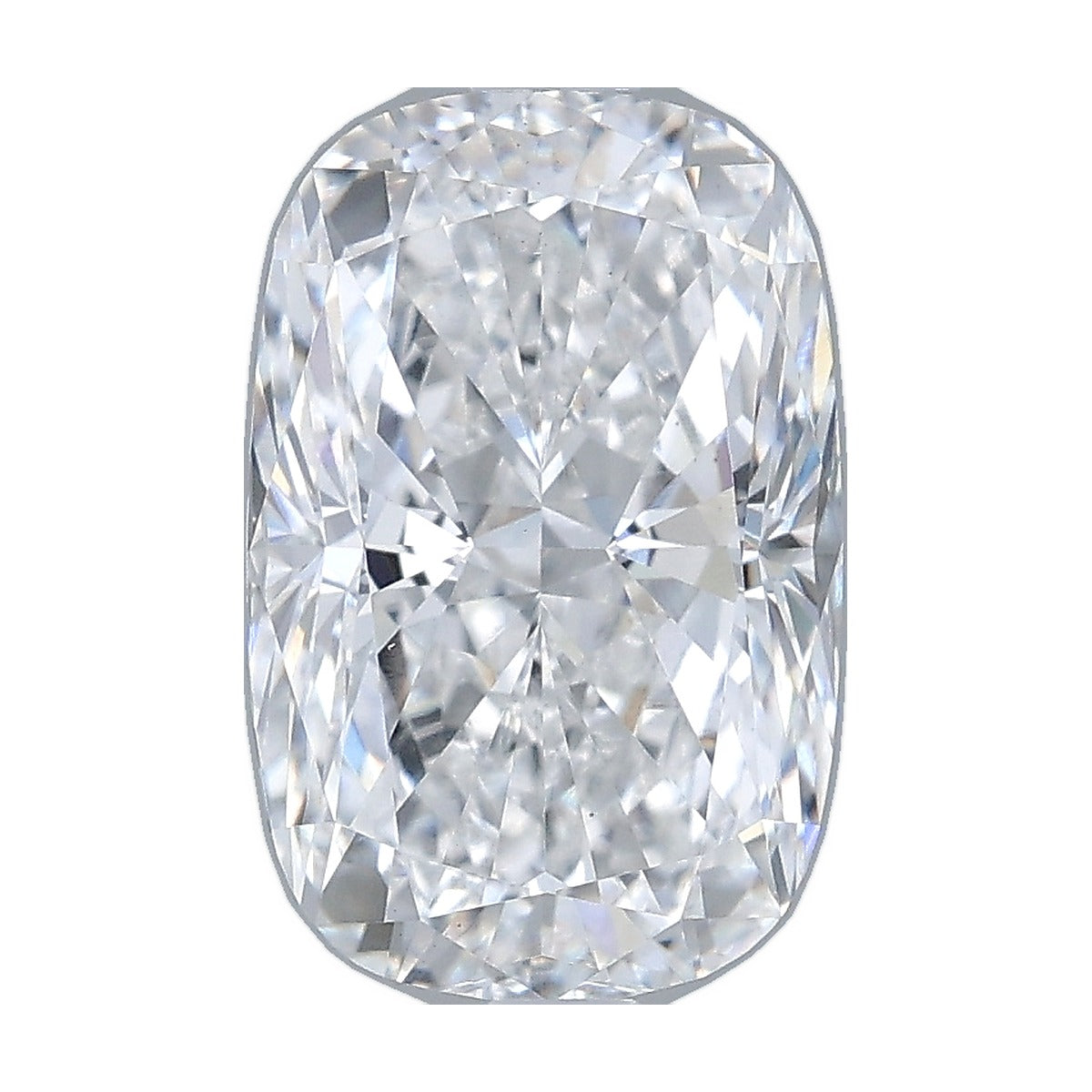2.93 ct elongated cushion lab-grown diamond, D color, VS1 clarity, IGI certified, still from its 360° video