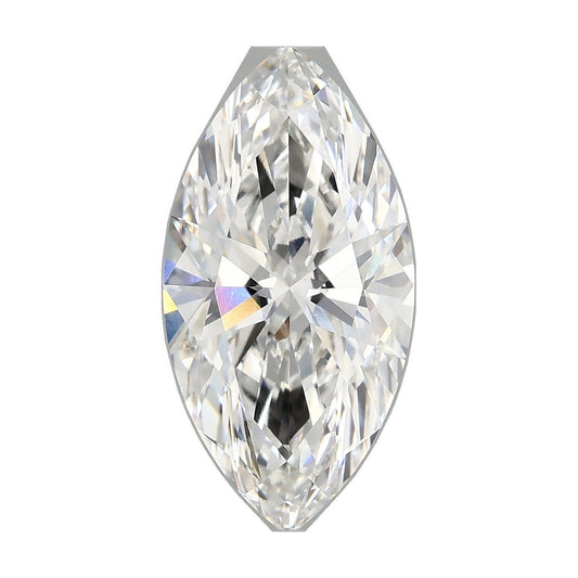 2.94 ct marquise lab-grown diamond, E color, VS1 clarity, IGI certified, still from its 360° video