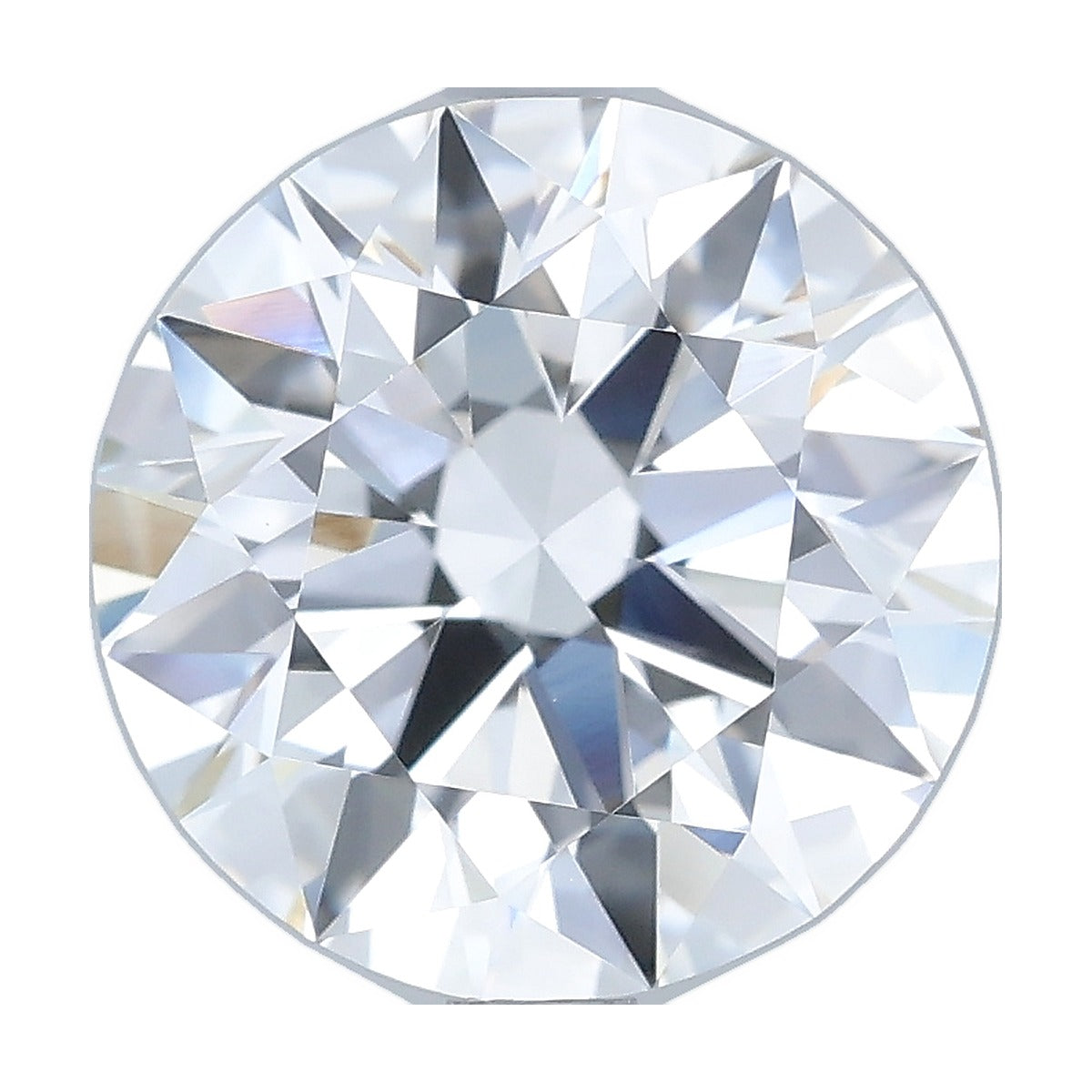 2.94 ct round lab-grown diamond, E color, VVS2 clarity, IGI certified, still from its 360° video