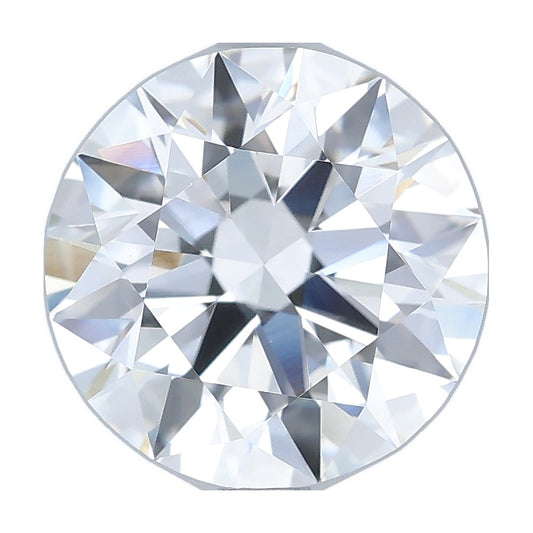 2.94 ct round lab-grown diamond, E color, VVS2 clarity, IGI certified, still from its 360° video