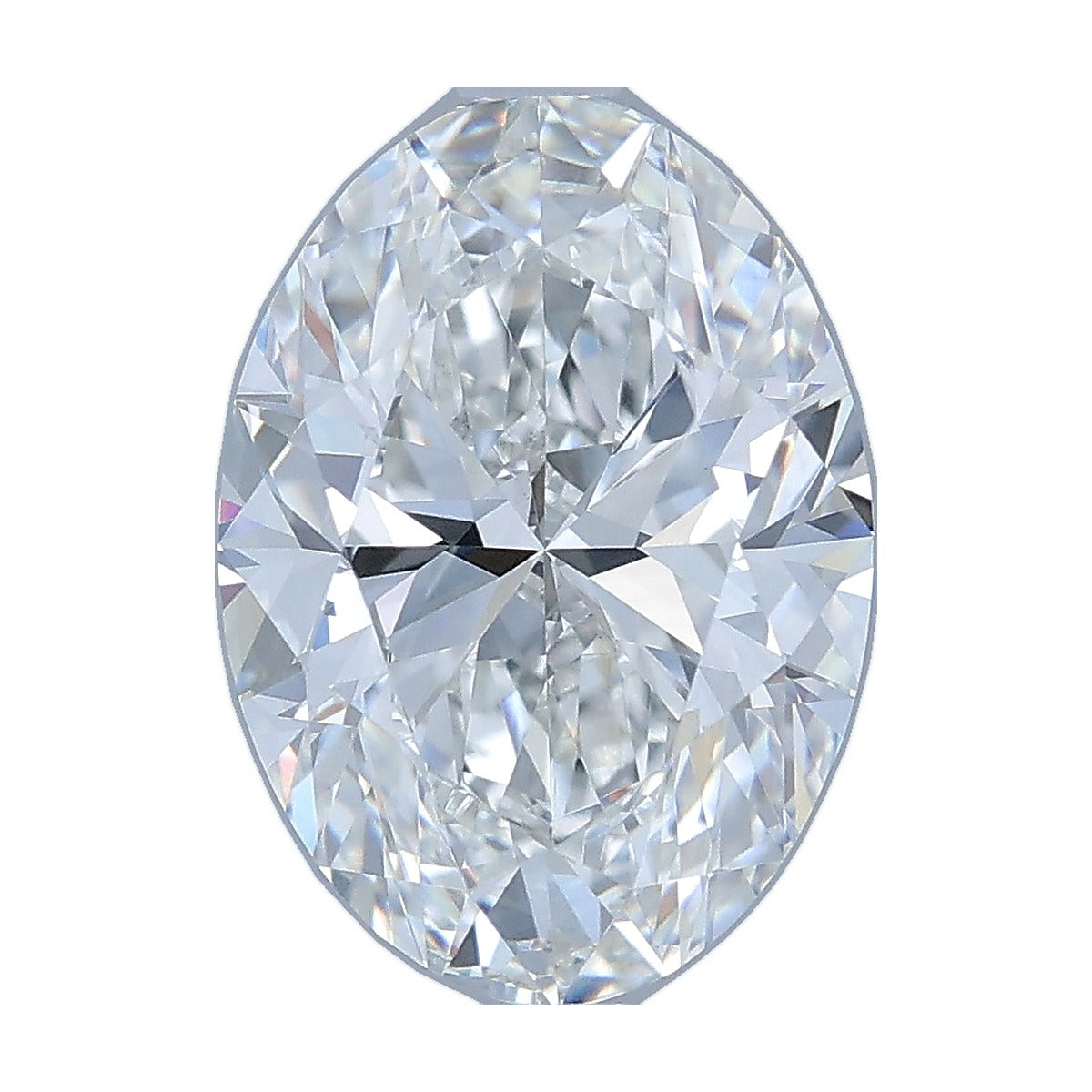 2.95 ct oval lab-grown diamond, F color, VVS2 clarity, IGI certified, still from its 360° video