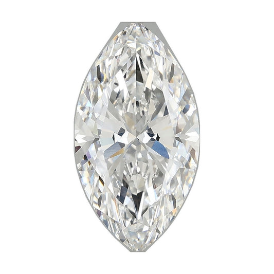 2.98 ct marquise lab-grown diamond, D color, VVS2 clarity, IGI certified, still from its 360° video