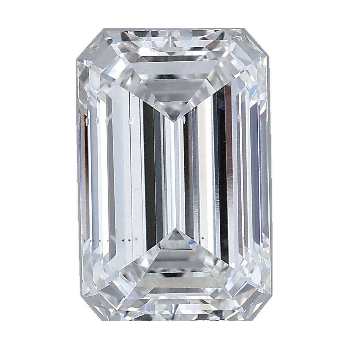 2.99 ct emerald lab-grown diamond, E color, VS2 clarity, IGI certified, still from its 360° video