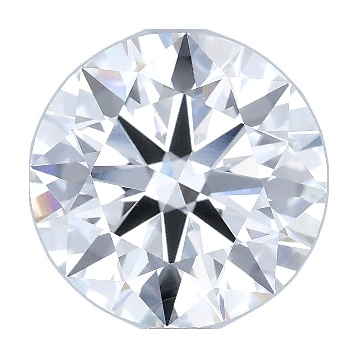 2.99 ct round lab-grown diamond, E color, VVS2 clarity, IGI certified, still from its 360° video