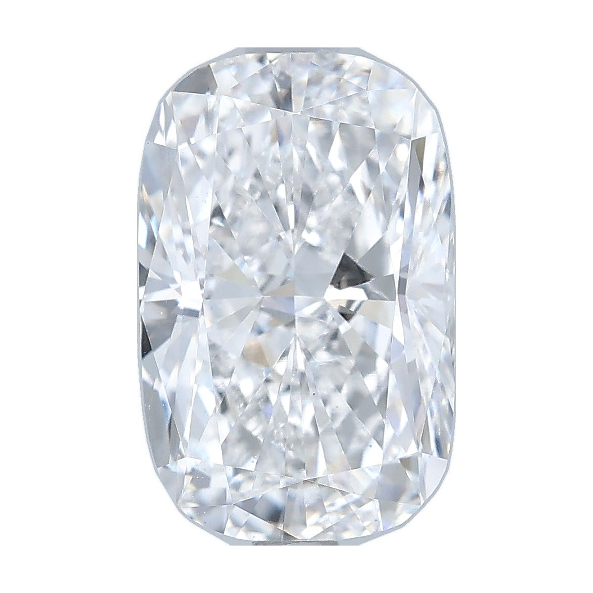 3.00 ct elongated cushion lab-grown diamond, D color, VS1 clarity, IGI certified, still from its 360° video