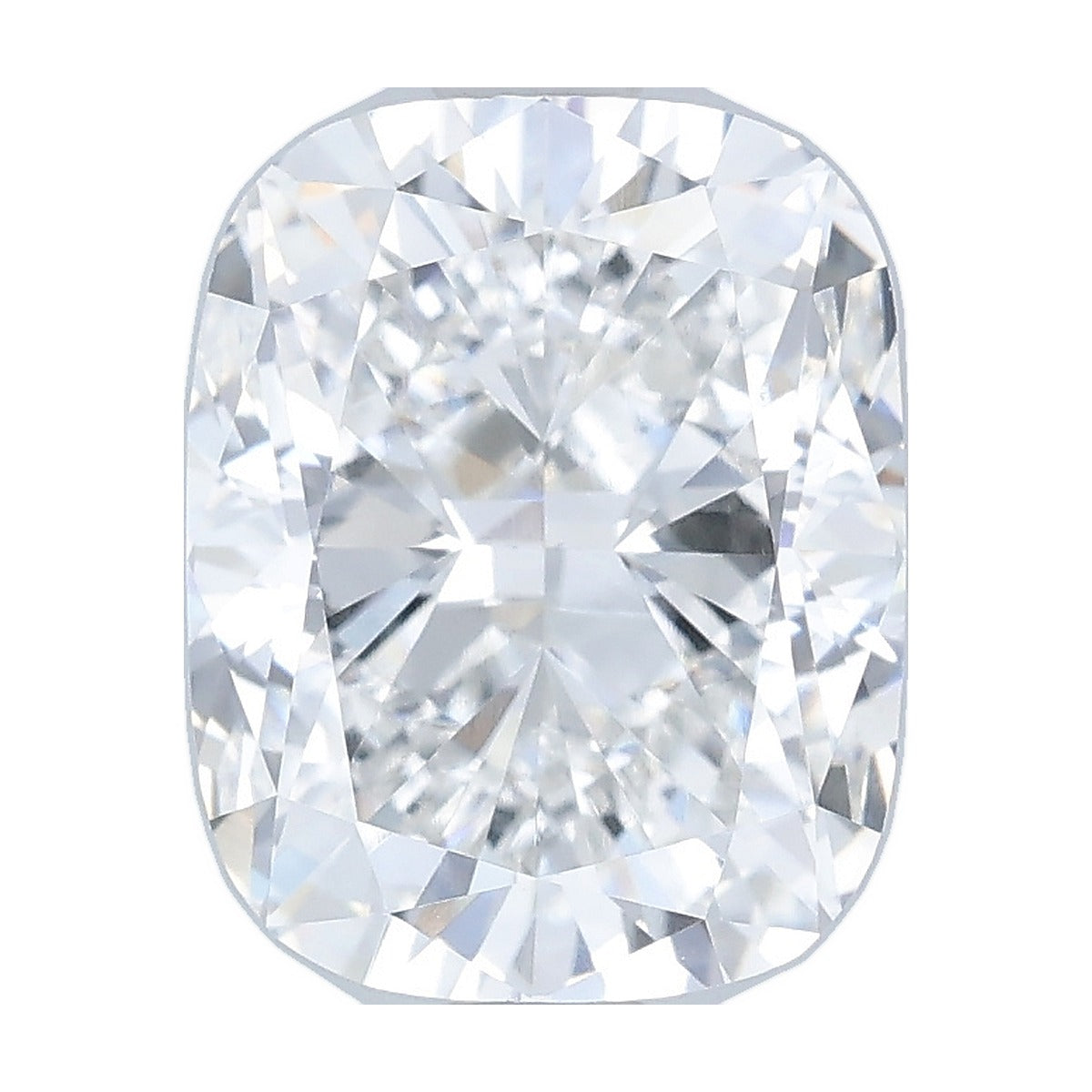 3.00 ct elongated cushion lab-grown diamond, E color, VVS2 clarity, IGI certified, still from its 360° video