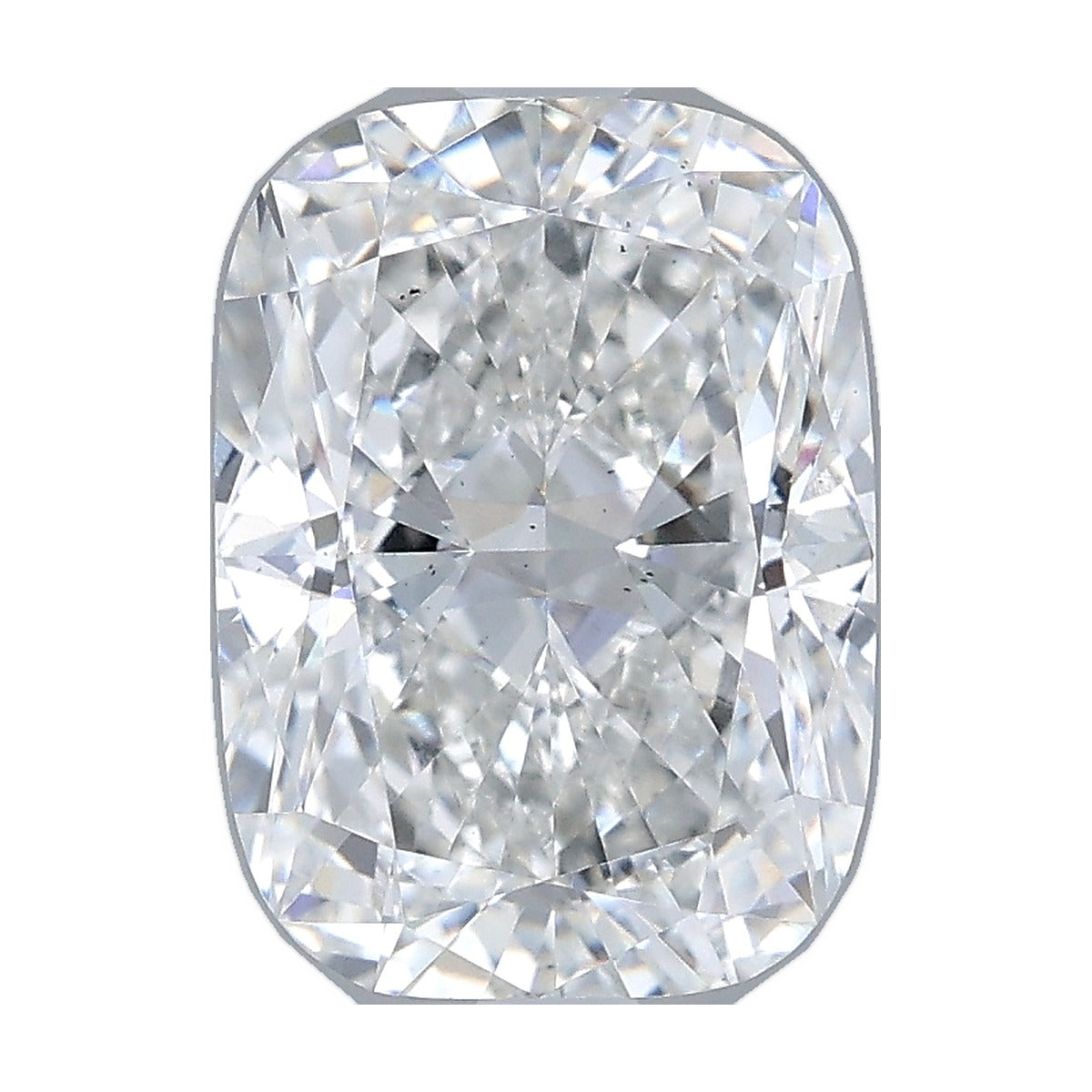 3.00 ct elongated cushion lab-grown diamond, F color, VS2 clarity, IGI certified, still from its 360° video
