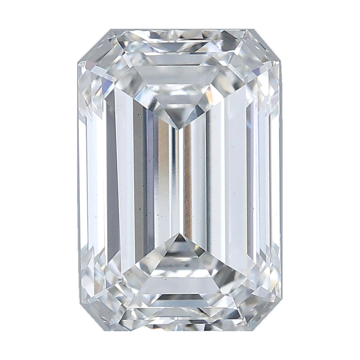3.00 ct emerald lab-grown diamond, F color, VS1 clarity, IGI certified, still from its 360° video