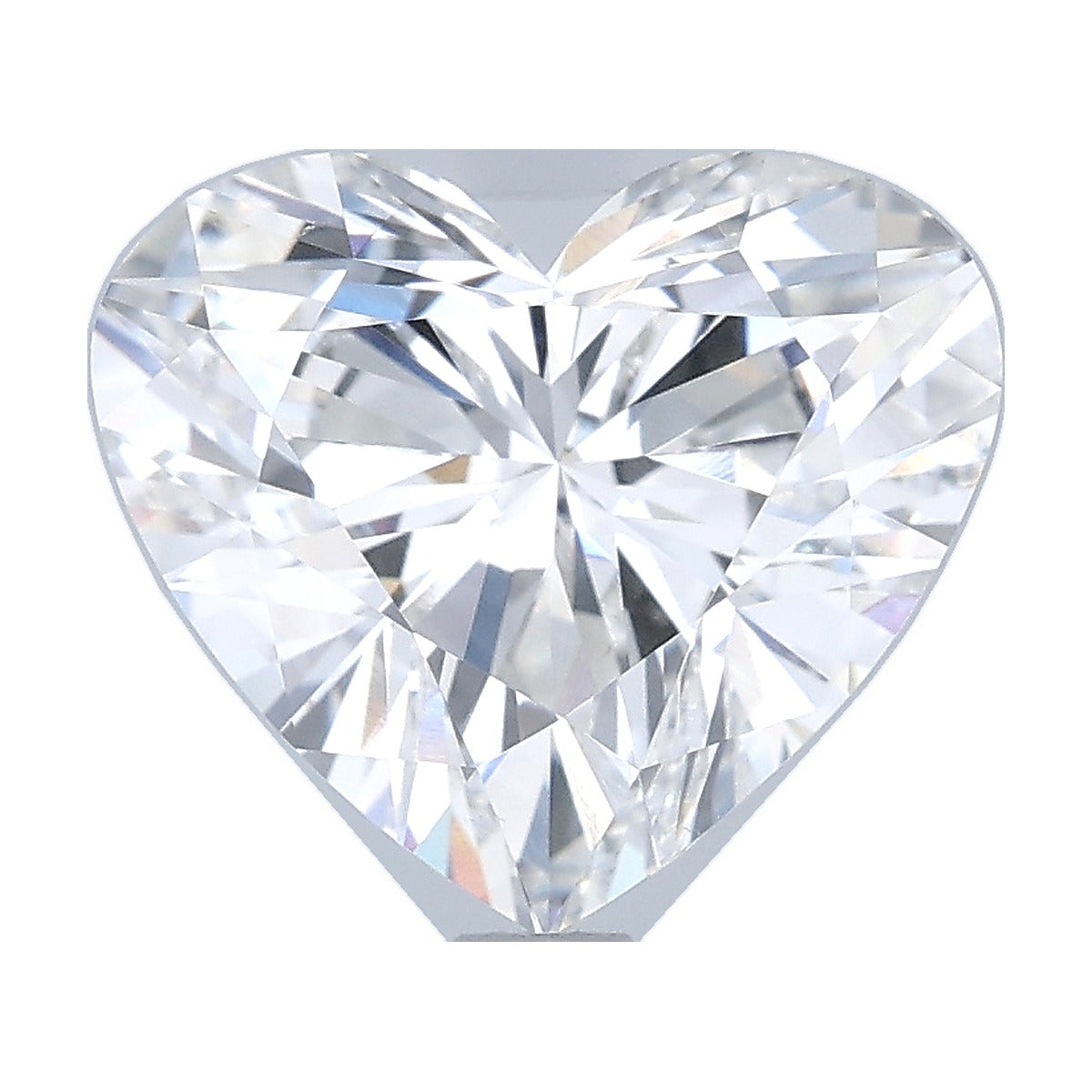 3.00 ct heart lab-grown diamond, F color, VS1 clarity, IGI certified, still from its 360° video