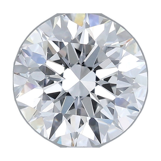 3.00 ct round lab-grown diamond, E color, VS1 clarity, IGI certified, still from its 360° video