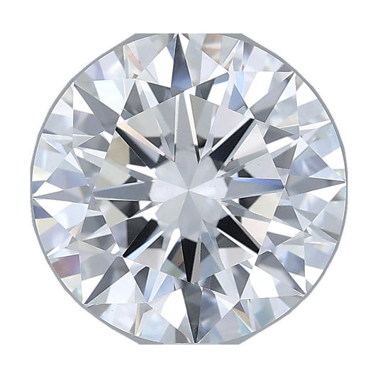 3.00 ct round lab-grown diamond, E color, VS1 clarity, IGI certified, still from its 360° video