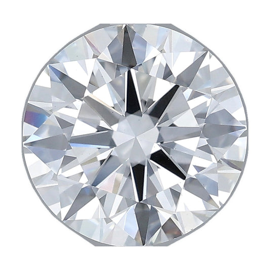 3.00 ct round lab-grown diamond, F color, VS1 clarity, IGI certified, still from its 360° video